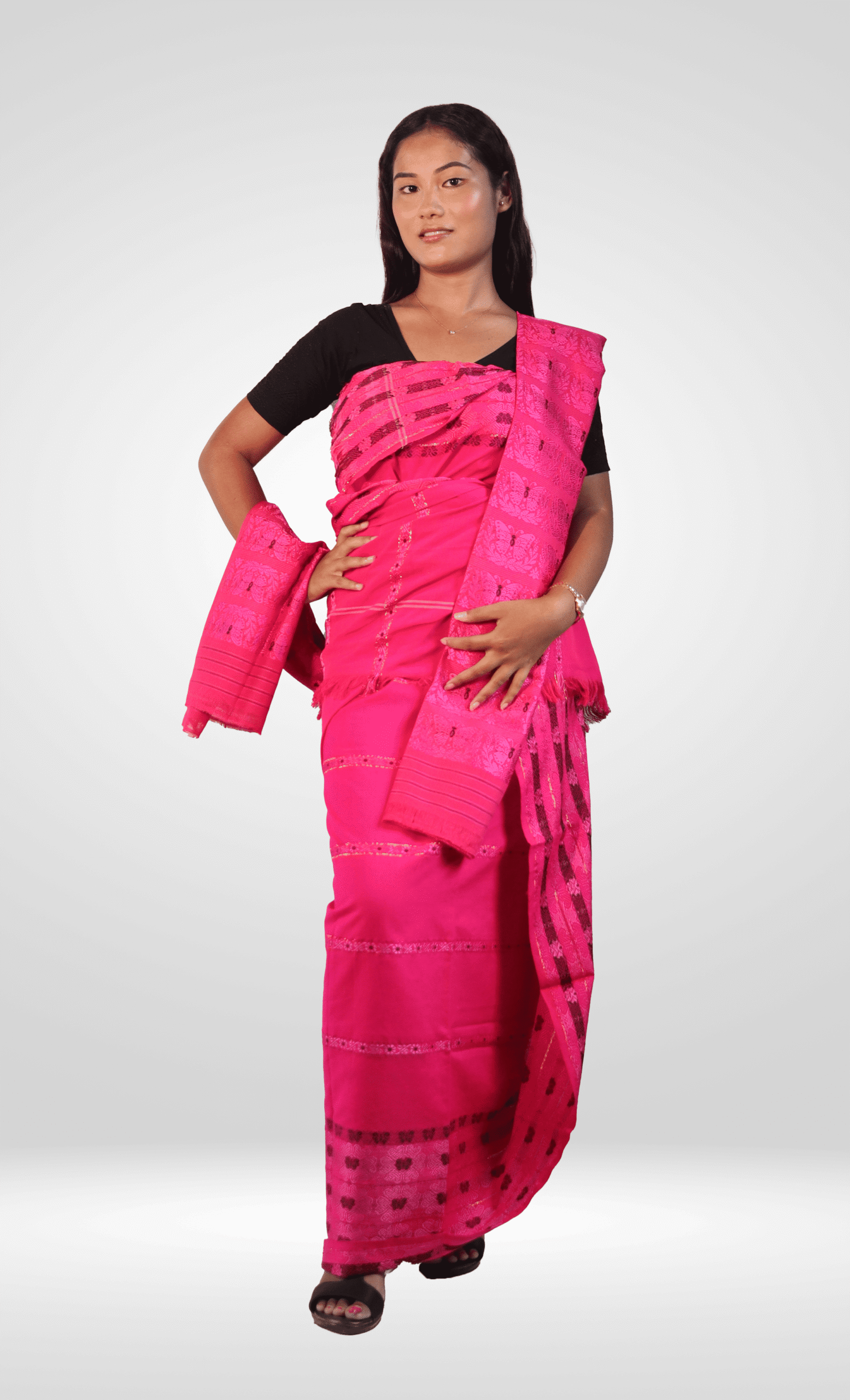 Handloom Dokhona with chador